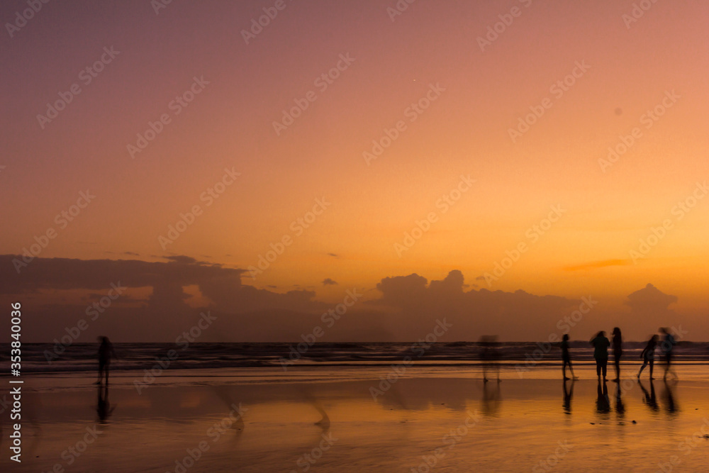 Sunset on the Goa beach