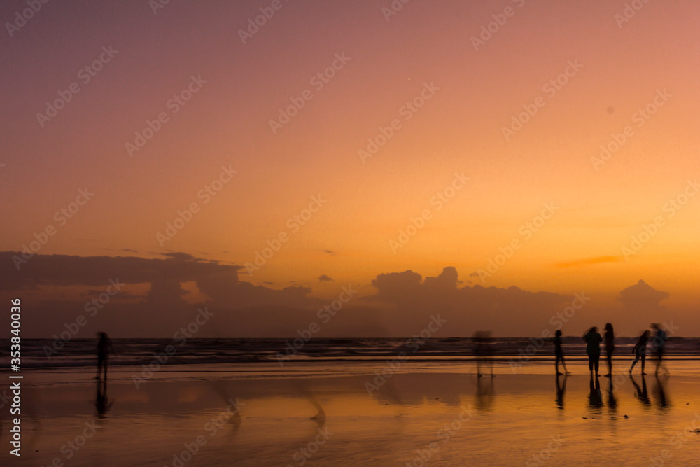 Sunset on the Goa beach Sunset on the Goa beach