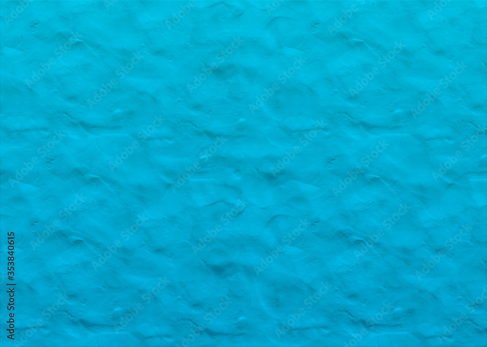 Blue background with soft clay texture for the image of the sky or water in your illustrations