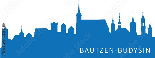 Silhouette Bautzen einfarbig