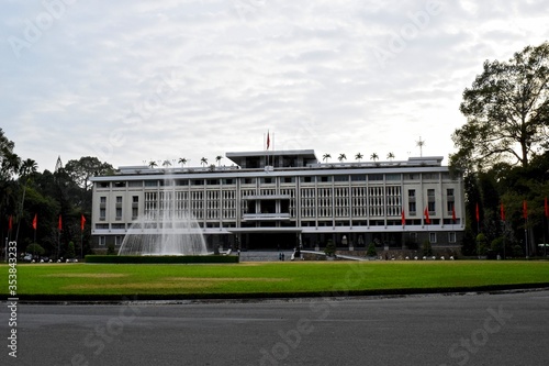 the view of Independence Palace