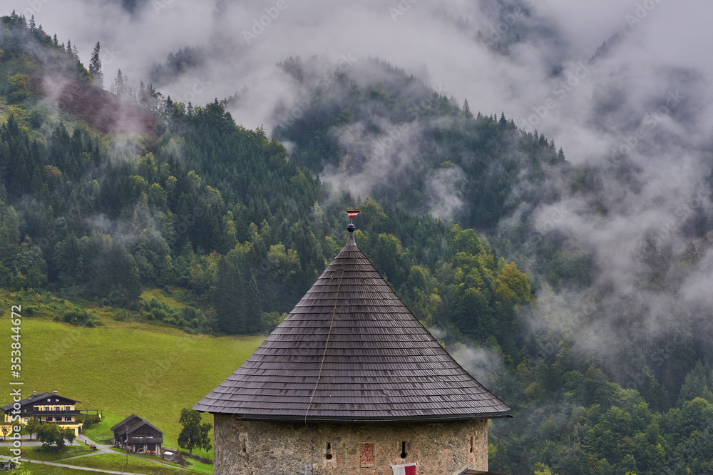 View in Austrian Alps