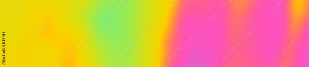 Obraz premium abstract blur green, yellow and pink colors background for design