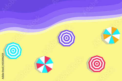 Social distancing and coronavirus covid-19 prevention: maintain a safe distance from others in public places and beaches. Preventive measures. Can used for banner, poster, website design, social media