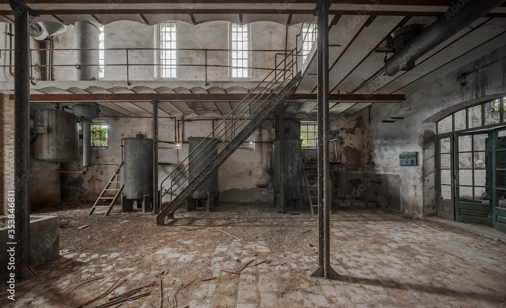 old abandoned factory