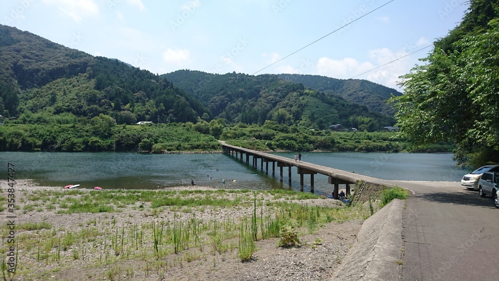 bridge over the river