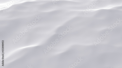 Abstract white backdrop. Ocean of milk. White satin background. 