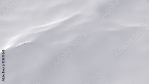 Abstract white backdrop. Ocean of milk. White satin background. 