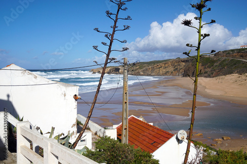 Monte Clerigo Beach near Aljezur at Algarve west coast