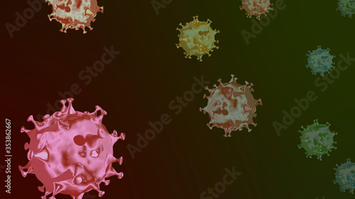 New corona virus abstract background,COVID-19 abstract background