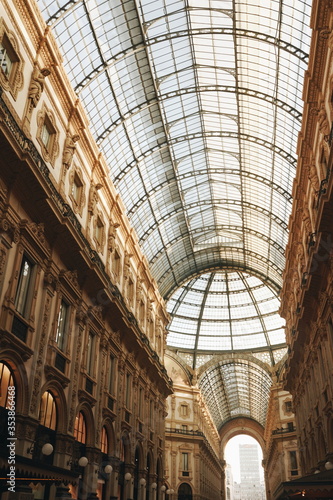 Galleria Vittorio Emanuele building ceiling