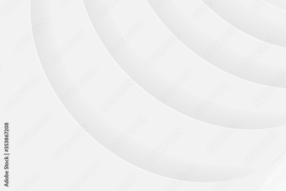 Obraz premium Abstract background in white and gray shades, geometric shapes on white background, simplicity conceptual, vector image