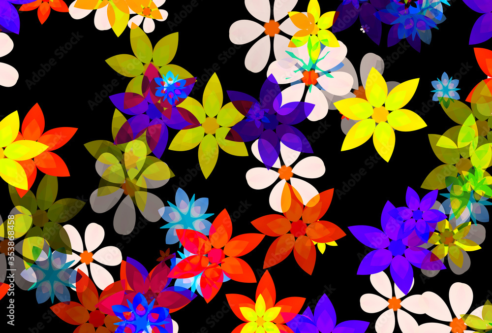 decorative floral flowers background decorative floral flowers background