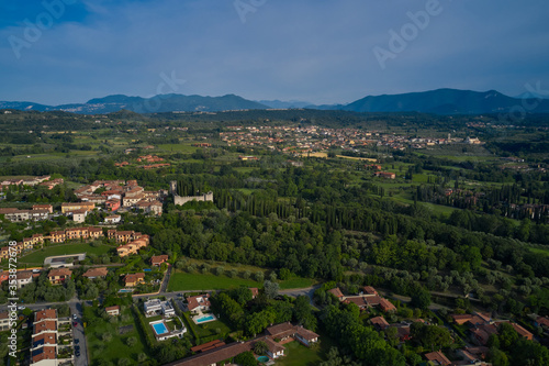 The Soiano del Lago castle is a castle that dominates the historic center with a panoramic view of the morainic hills of Valtenesi and Lake Garda.