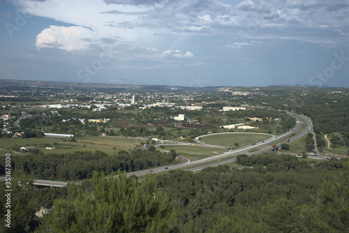 Highway in south of France.