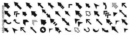 Arrow icon. Mega set of vector arrows