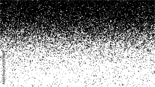 Monochrome texture. Particle virus. Effect the black and white tones.  Illustration.
