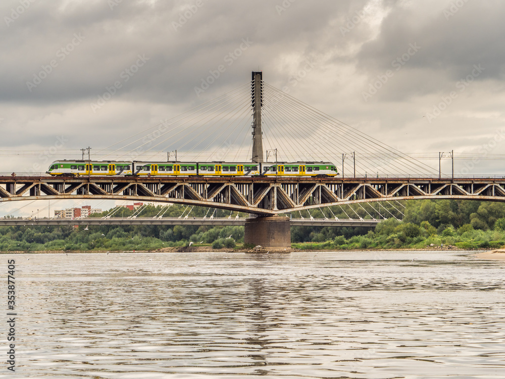 Fototapeta premium Bridge Warsaw