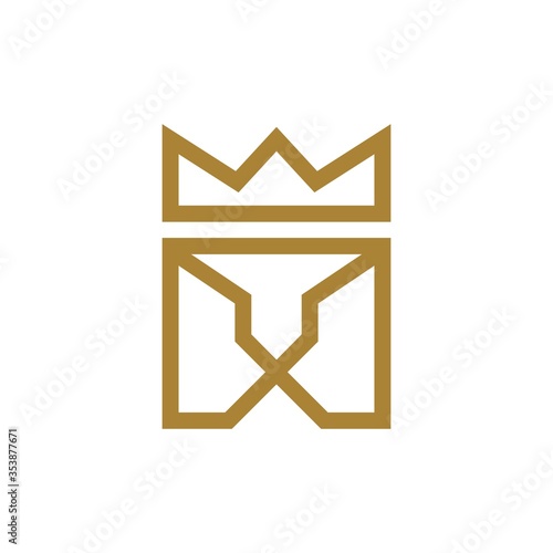 lion logo icon for construction companies / businesses