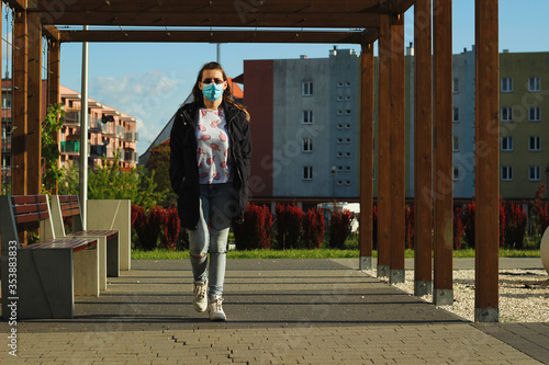 girl with the mask