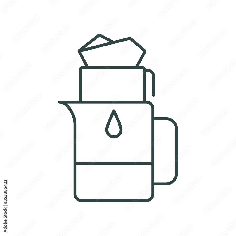 manual pour-over style glass coffeemaker manual pour-over style glass coffeemaker
