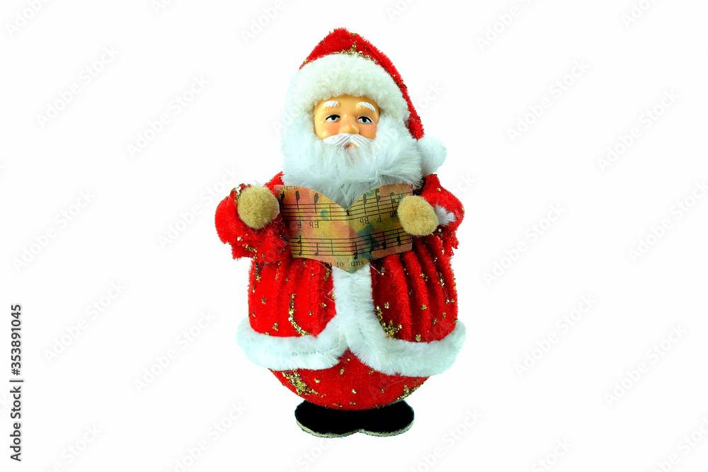 Santa Claus Ornament Isolated on White Background. Santa Claus Ornament Isolated on White Background.