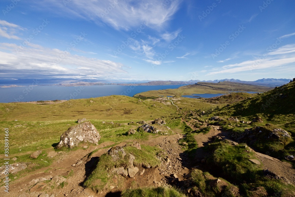 Scenery panorama of Scotland