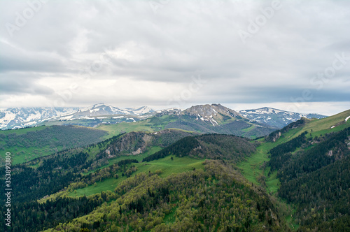 Acheshbok Mountains and Pass Devil's Gate in the natural park © Юрий Эйченко
