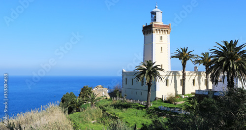 Phare Cap Spartel Lighthouse near Tangier in Morocco