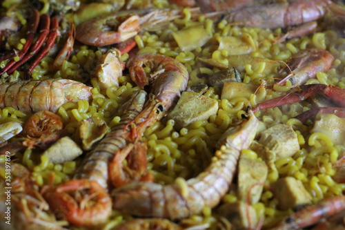 fideua noodles with seafood
