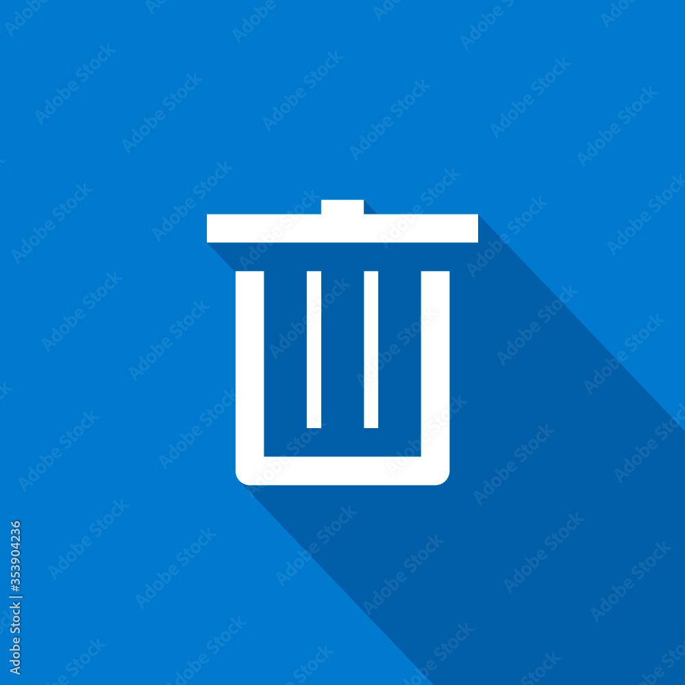 Trash can isolated minimal single flat icon. Basket line vector icon for websites and mobile minimalist flat design. Trash can isolated minimal single flat icon. Basket line vector icon for websites and mobile minimalist flat design.