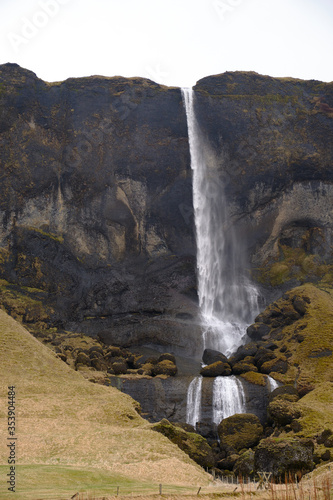 One of the many hidden waterfalls around the ring road in Iceland