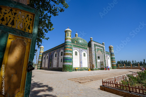 17th century Tomb of Abakh Khoja or Xiangfei in Kashgar, Xinjiang, China photo