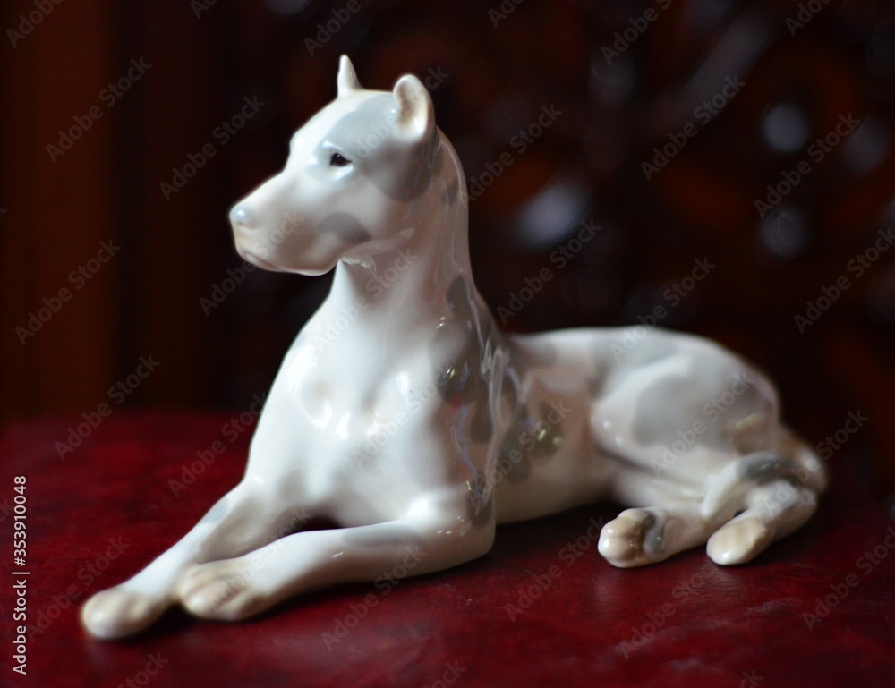 Fototapeta premium collectible figurines of the Leningrad porcelain factory