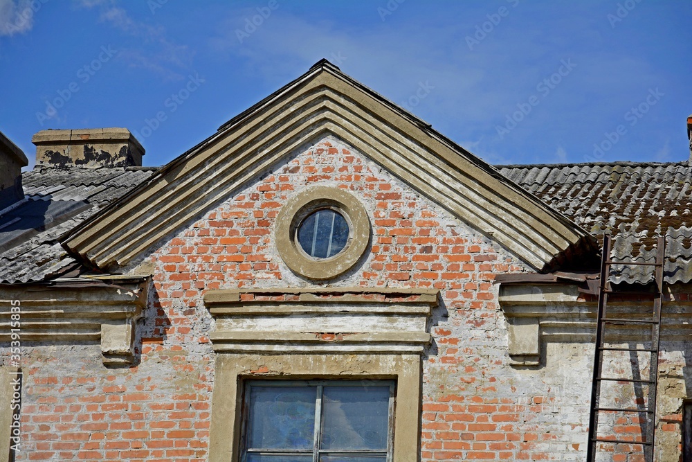Windows and doors. Village Korenevka in the Gomel region. Gomel region. Belarus. Windows and doors. Village Korenevka in the Gomel region. Gomel region. Belarus.
