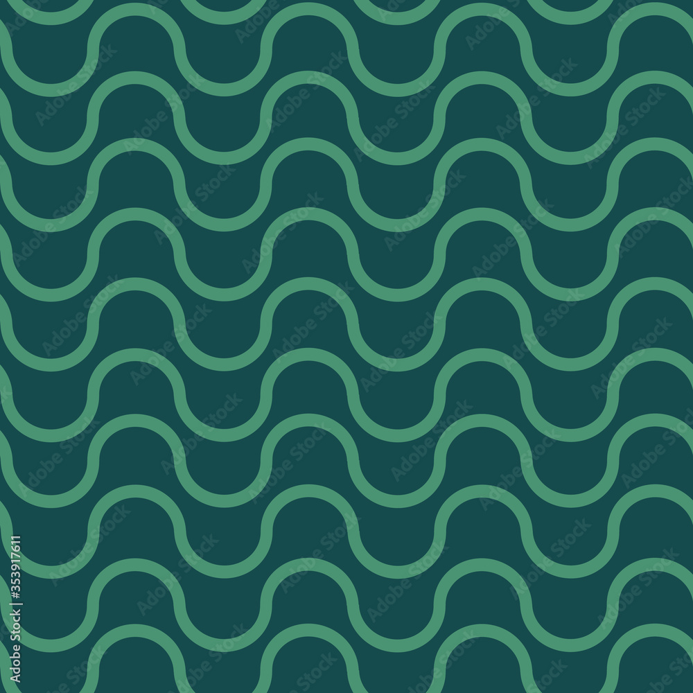 Seamless repeating pattern of wavy lines Seamless repeating pattern of wavy lines