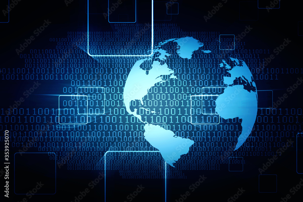 2d illustration world map abstract background 2d illustration world map abstract background