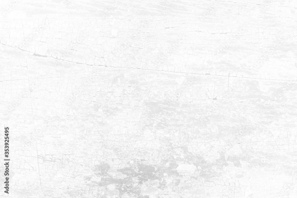 Fototapeta premium White Peeling Painting on Wooden Board Texture Background.