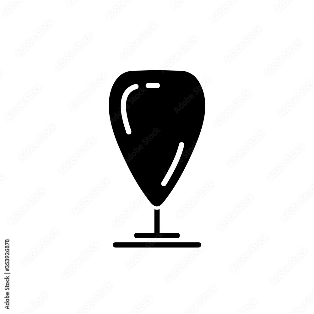 Black flat tree icon isolated on white background. Minimal modern style. Vector illustration. Black flat tree icon isolated on white background. Minimal modern style. Vector illustration.
