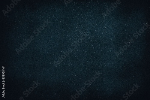 Dark Blue Painting on Concrete Wall Texture Background.