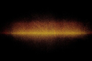 Abstract Gold Glitter on Concrete Wall in the Dark Texture Background.
