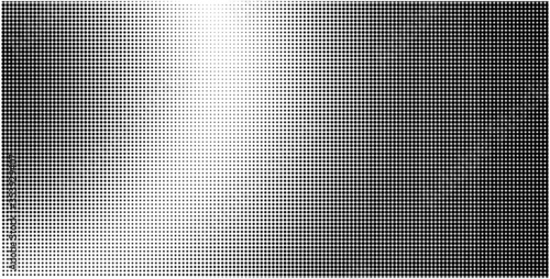 Abstract dotted wavy pale grey surface on white background. Simple vector graphics