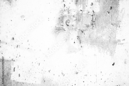 White Grunge Concrete Wall Texture Background with Space for Text.