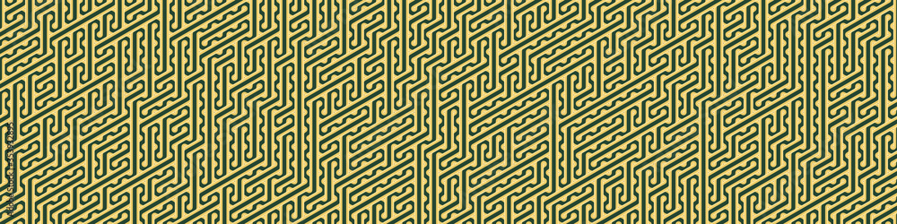 Colour Hexagon Tile Connection art background design illustration