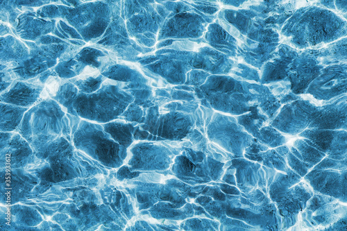 Seamless transparent water surface with ripples. 