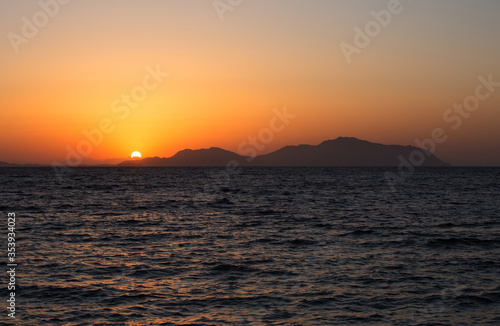 Sunrise at the Tiran island, Sharm el-Sheikh