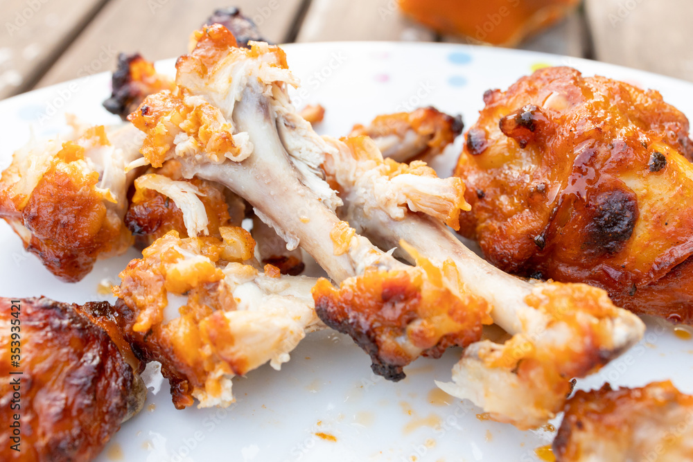 Chicken wing bones Chicken wing bones