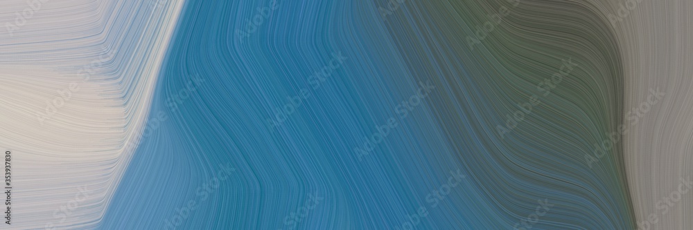 abstract artistic horizontal header with teal blue, silver and dark slate gray colors. fluid curved lines with dynamic flowing waves and curves for poster or canvas abstract artistic horizontal header with teal blue, silver and dark slate gray colors. fluid curved lines with dynamic flowing waves and curves for poster or canvas