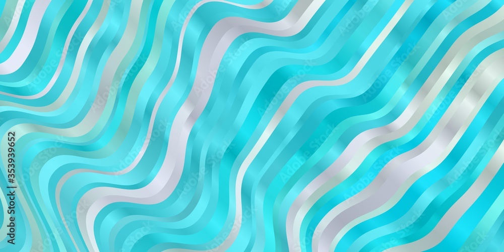 Light Blue, Green vector texture with curves. Bright sample with colorful bent lines, shapes. Template for cellphones. Light Blue, Green vector texture with curves. Bright sample with colorful bent lines, shapes. Template for cellphones.