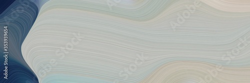 abstract surreal header with ash gray, dark slate gray and slate gray colors. fluid curved lines with dynamic flowing waves and curves for poster or canvas